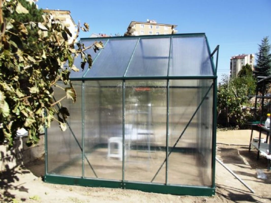 6.7 m2 Çift Kapılı Hobi Bahçe Serası